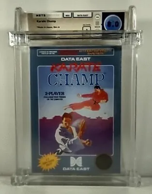 KARATE CHAMP New Nintendo NES Factory Sealed WATA Grade 8.0 A Near Mint Rare • $699