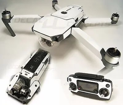 DJI Mavic Gloss White Ultimate Graphic Wrap Kit -Underside Decal Skin Sticker • $19.99