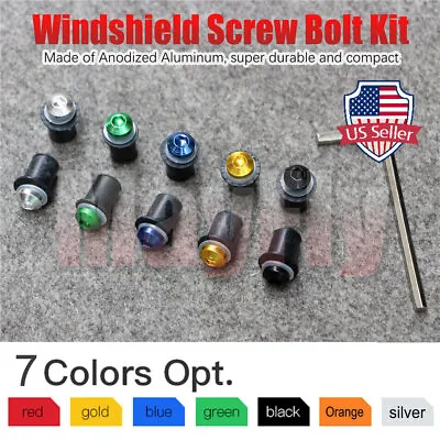 Windscreen Windshield Bolts Screw Fit For Yamaha YZF R1 R3 R25 R6 FZR600 FJR1300 • $6.24