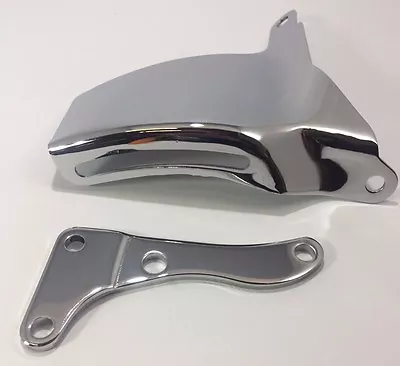 $14.99 • Buy Chrome SBC Alternator Bracket OE Style With Long Water Pump (283 305 327 350)