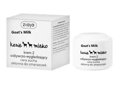 Ziaja Goat Milk Cream 2 Nourishing And Smoothing Dry Skin 50 Ml • £8.35