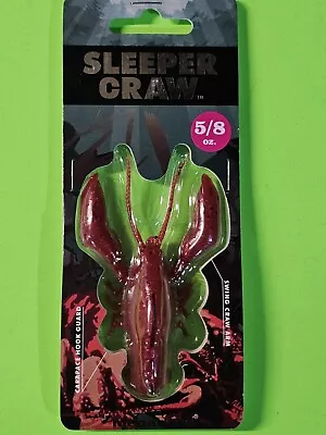 Megabass Sleeper Craw - Demon Craw - 3” 5/8 OZ -  3 Inch Red • $8.95