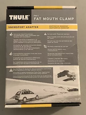 Thule FM-1 Fat Mouth Clamp Universal Roof Rack Mount 4 Pack Vintage New In Box • $102.53