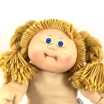 Cabbage Patch Kids Doll Blonde Hair Braids Blue Eyes 1978 1982 CPK • $23.99