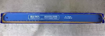 3 Blu-Mol Welded Edge Power Hacksaw Blades 17  X 1-1/4 X 1/16 X 4 TPI 7504WE USA • $11.95