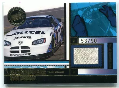 2005 Press Pass Stealth Gear Grippers Cars 6 Ryan Newman Glove 53/90 • $4.99