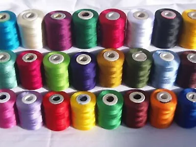 25 Large Embroidery Machine Thread 1000 Mtrs Each Brother Janome Singer+10 Free • £21.99