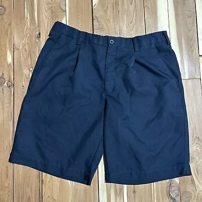 Nike Golf Shorts Mens 34 Navy Blue 10  Dri Fit Stretch Waist Performance Short • $20.99