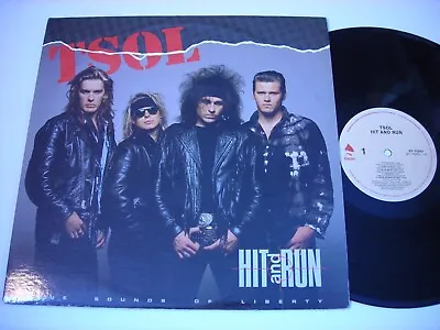 TSOL Hit And Run 1987 LP VG++ W Insert • $15.99