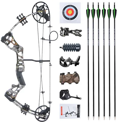 15-45lbs Youth Compound Bow Set Junior Kids Target Gift Archery Hunting Shooting • £175.90