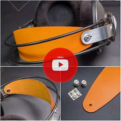 Calfskin Headband Cushion Pads For AKG K601 K701 K702 Q701 702 K612 K712 K7XX • $27.19