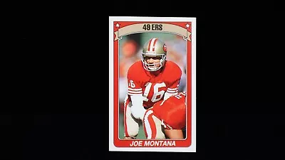1990   Joe Montana  San Francisco 49ers Panini Sticker  #357 • $3.55