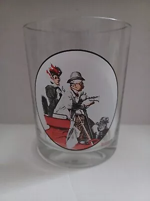Norman Rockwell Glassware Collection Glasses SPEED 12oz Pre-owned Vintage  • $9