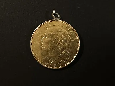 1913 B Gold Switzerland 10 Francs 3.225 Grams Helvetia Coin Bern Mint • $250