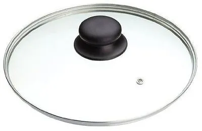 £4.99 • Buy Replacement Vented Frying Fry Pan Saucepan Glass Lid Cover - Various Sizes 14-38
