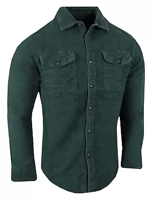 Chamois Shirt Mens Flannel HEAVYWEIGHT Rugged Washed Workwear Assorted Pockets • $22.95