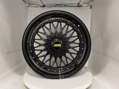 4 135 20x8.5/10 Inch Black Gold Rvts Rims Fits INFINITI G35 COUPE 6 SP • $949.99
