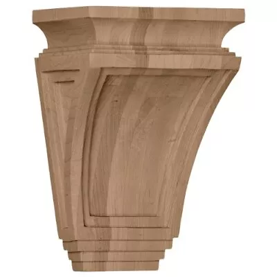 Ekena Millwork COR06X04X09ARRW Arts And Crafts Wood Corbels 6W X 4D X 9H Rubbe • $46.99