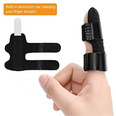 Trigger Finger With Metal Support Splint Straightener Corrector Brace Protector • £2.45