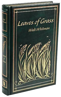 LEAVES OF GRASS Walt Whitman Leather Bound Hardcover Collectible Classics *NEW* • $38.48