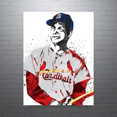Stan Musial St. Louis Cardinals Sports Print Man Cave-FREE US SHIPPING • $55.11