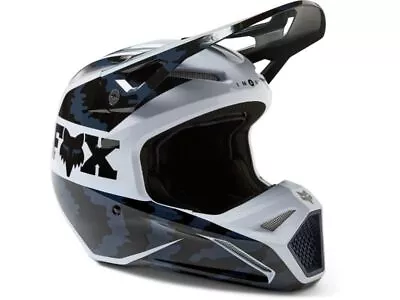 Fox Racing Motorcycle Helmet MX Dirt Bike Motocross Off-Road Youth V1 Nuklr • $214.95