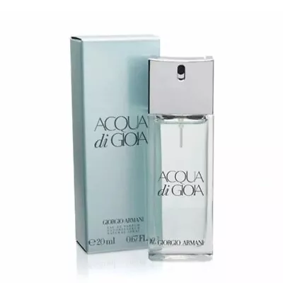 Giorgio Armani Acqua Di Gioia EDP 20ml Women Mini Travel Perfume Spray New Gift • £38