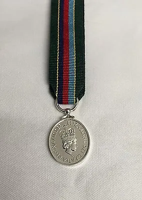 £8 • Buy VRSM Miniature Medal, Volunteer Reserve Service, Army, Ribbon, Mini, Military