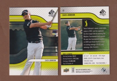 $2.95 • Buy 2012 SP Authentic GOLF #17 Zach Johnson - ExMT - 595 - 🔥⛳🔥