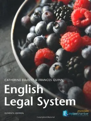 £3.48 • Buy English Legal System MyLawChamber Pack By Catherine Elliott, Frances Quinn