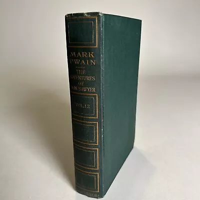 Mark Twain The Adventures Of Tom Sawyer 1917 Author's National Ed Harper • $22.90