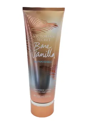 VICTORIA’S SECRET BARE VANILLA SUNKISSED FRAGRANCE BODY LOTION CREAM 8 Oz New • $14.75