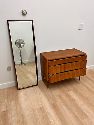 Mid Century Dresser And Mirror Set • $1200