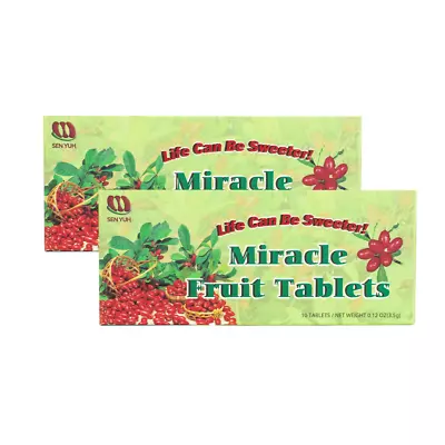 Sen Yuh Miracle Fruit Tablets 20 Count Turn Sour Into Sweet • $19.99