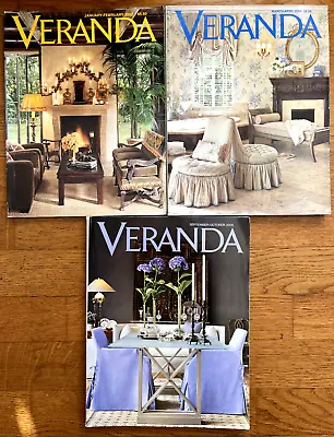 Veranda Magazine 2002 2004 2005 Lot Of 3 Addison Mizner John Saladino Showhouse • $21.99