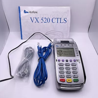 VeriFone Credit Card Machine Vx520 Dual Comm SC 32MB EMV IP/Dial/CTLS • $49.99