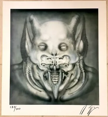 DAEMON Print By H.R. Giger.  Signed Edition 267/300 On Archival Paper. Discount • $315