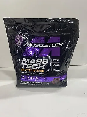 Muscletech MSC-71696 Mass Tech Extreme Gainer 6 Lbs - Triple Chocolate Brownie • $49.99