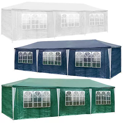 Gazebo For Garden Party Camping Festivals Beer Tent+removable Sides 9x3 M Used • £79.99