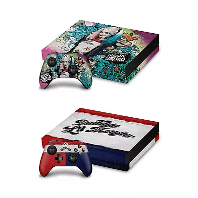 Official Suicide Squad 2016 Graphics Vinyl Skin Decal For Xbox One X Bundle • $54.95