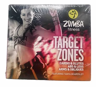 ZUMBA FITNESS TARGET ZONES DVD X 3 Cardio Abs & Legs Arms SEALED Reg 2 PAL • £6.88