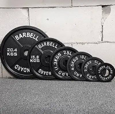 2.5 - 45LB Standart Classic Cast Iron Weight Plates For Strength Training 1Inch • $18.93