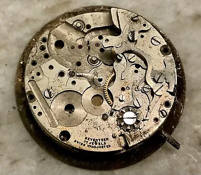 Vintage Partial Venus 170 Chronograph Movement Parts  Repair • $49