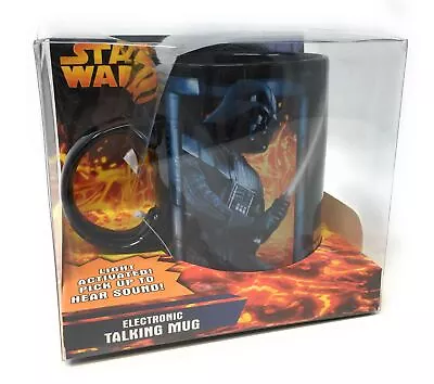 Darth Vader Light Activated SOUND MUG - Star Wars - NEW Exp Batteries • £12.99