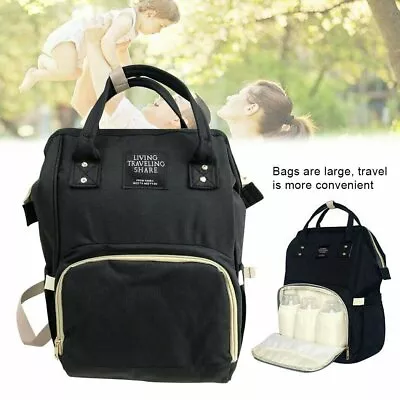Multifunctional Large Baby Diaper Backpack Mummy Nappy Changing Bag • $17