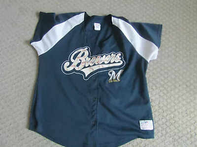 Brewers Genuine Merchandise Blue Baseball Jersey Xxlarge • $19.99