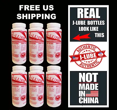 6 Bottles - REAL J-Lube Lubricant JLube Powder Powdered 10-oz FREE US SHIPPING  • $149.95