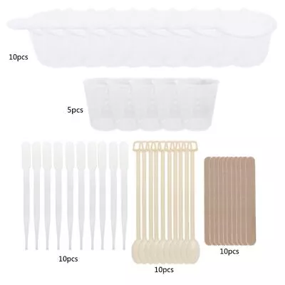DIY Epoxy Resin Molds Jewelry Making Tool Kit With Stirrers Droppers Spoons Cups • $13.52