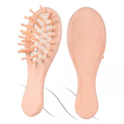  Teasing Combs For Women Round Hair Brush Mini Hairbrush Bag • £6.88