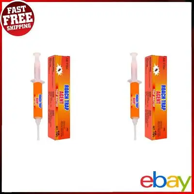 2Pcs Cockroach Gel Bait Effectively Roach Killer Indoor Infestation For Home Kit • £5.99